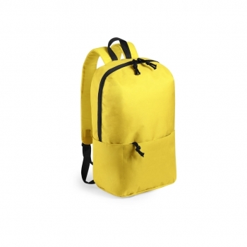 Mochila leisure de poliéster 600D con cremallera invisible, bolsillo lateral gran capacidad y sublimación disponible