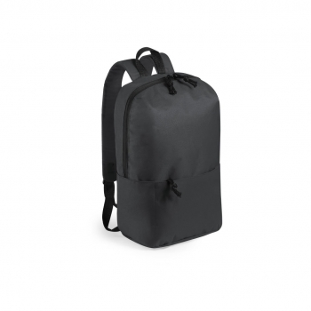 Mochila leisure de poliéster 600D con cremallera invisible, bolsillo lateral gran capacidad y sublimación disponible