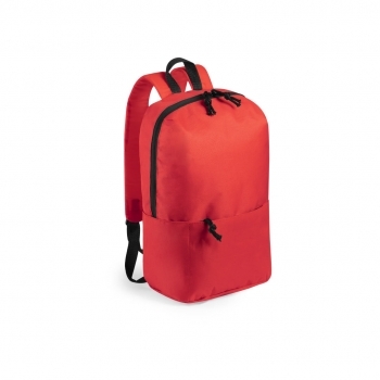 Mochila leisure de poliéster 600D con cremallera invisible, bolsillo lateral gran capacidad y sublimación disponible