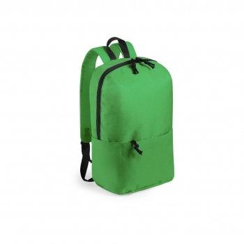 Mochila leisure de poliéster 600D con cremallera invisible, bolsillo lateral gran capacidad y sublimación disponible