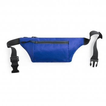 Riñonera de ripstop en diseño de panal con 2 bolsillos, tiradores en cintas y cinta nylon ajustable