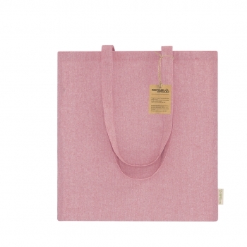 Bolsa de algodón reciclado 120 g/m² línea nature multicolor