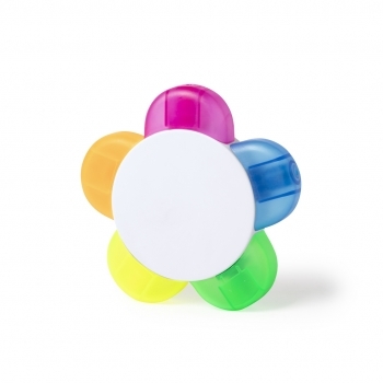 Set de 5 marcadores fluorescentes de colores variados