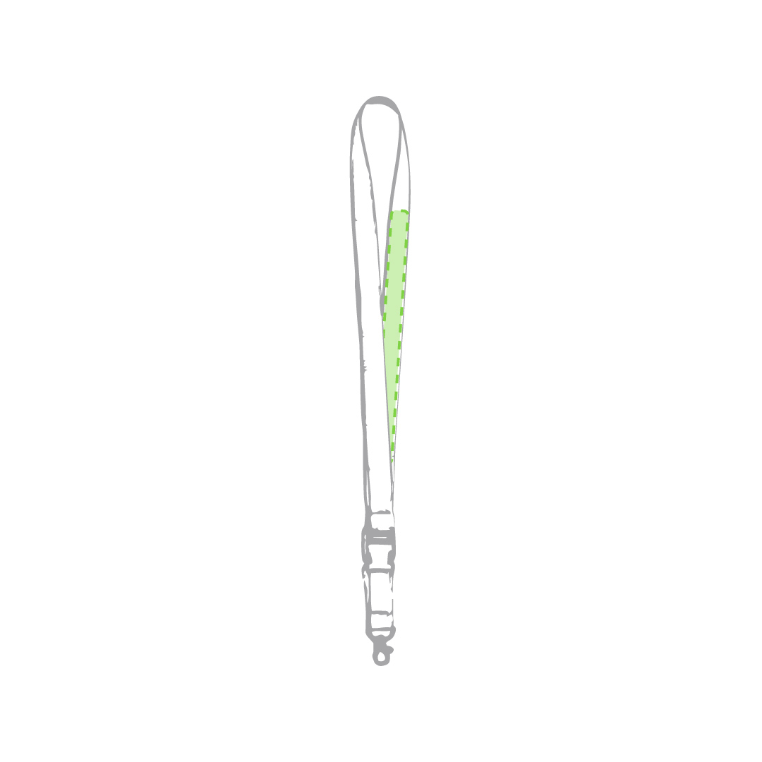 Lanyard de poliéster con hebilla multifunción y gancho metálico en variados colores