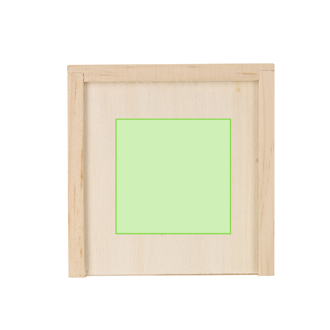 Juego de mesa de 9 piezas de madera en estuche con tapa deslizante
