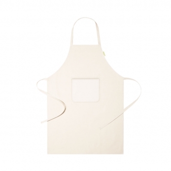 Delantal de cocina de algodón orgánico 180 g/m²