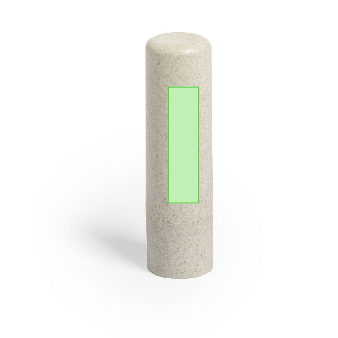 Bálsamo labial SPF15 de fibra de bambú con aroma vainilla