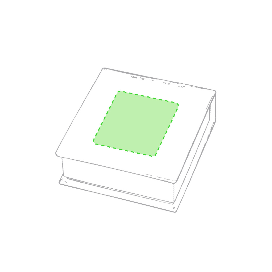 Portanotas eco de cartón reciclado con 200 hojas 7,5 x 8 cm