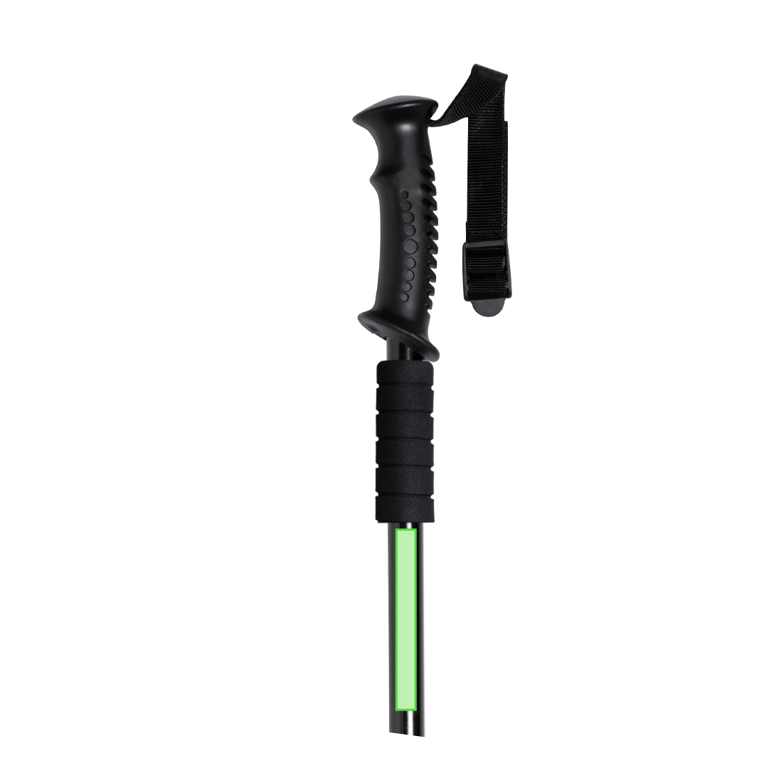 Set de bastones de aluminio plegable antishock