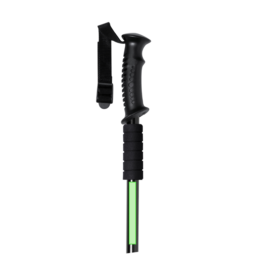 Set de bastones de aluminio plegable antishock