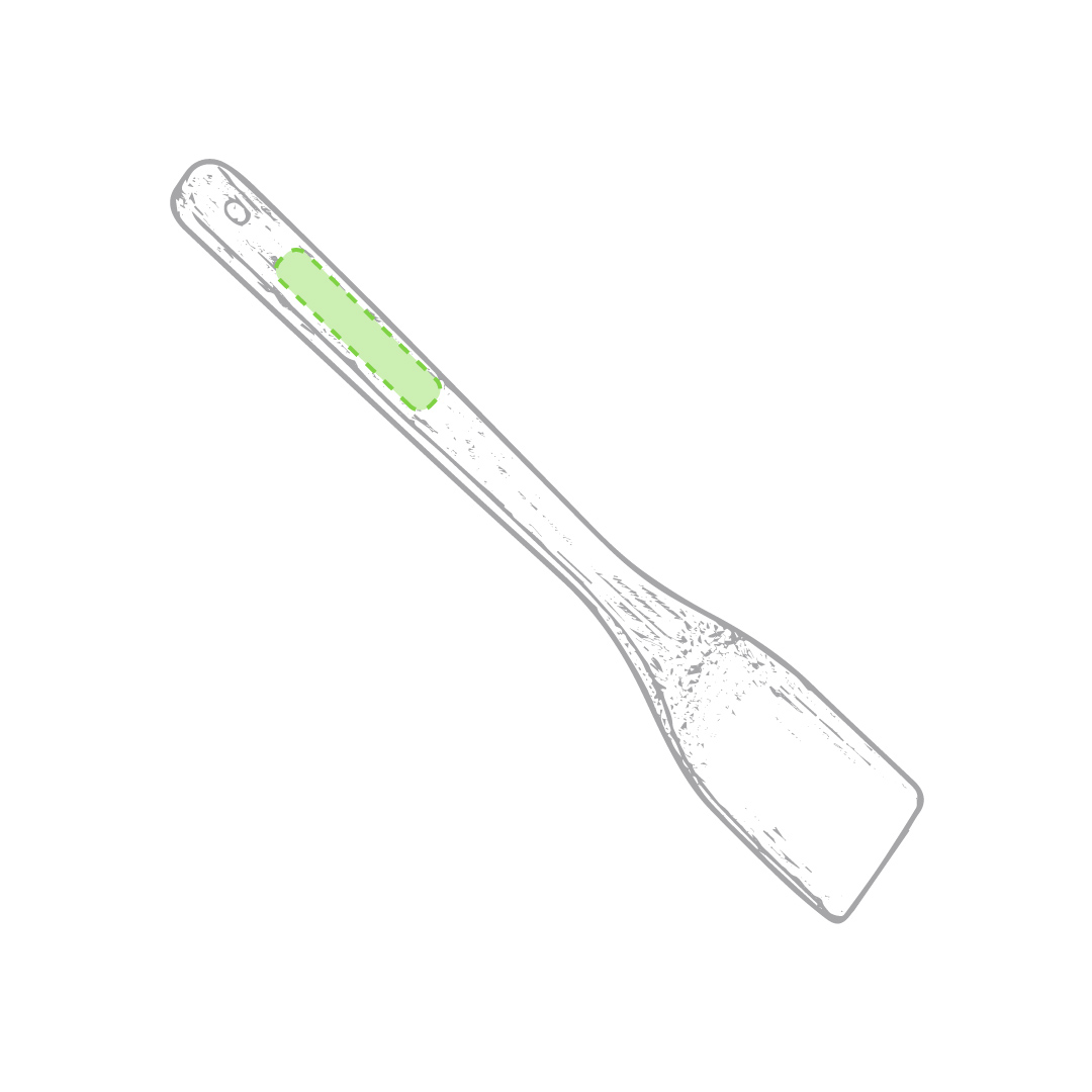 Paleta de cocina de bambú