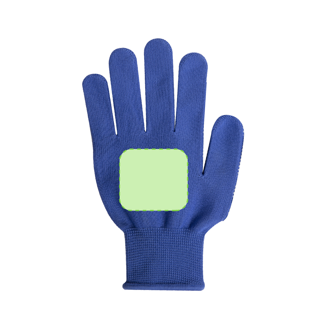 Guante nylon protección mano talla única adulto trabajo seguridad