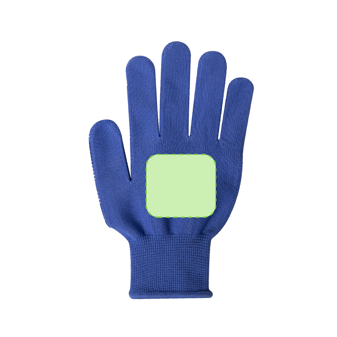 Guante nylon protección mano talla única adulto trabajo seguridad
