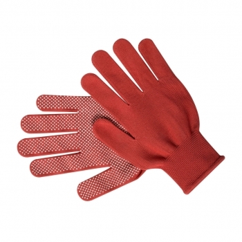 Guante nylon protección mano talla única adulto trabajo seguridad