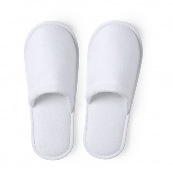 Zapatillas de hotel de algodón y poliéster con interior acolchado antideslizantes talla única