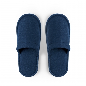 Zapatillas de hotel de algodón y poliéster con interior acolchado antideslizantes talla única