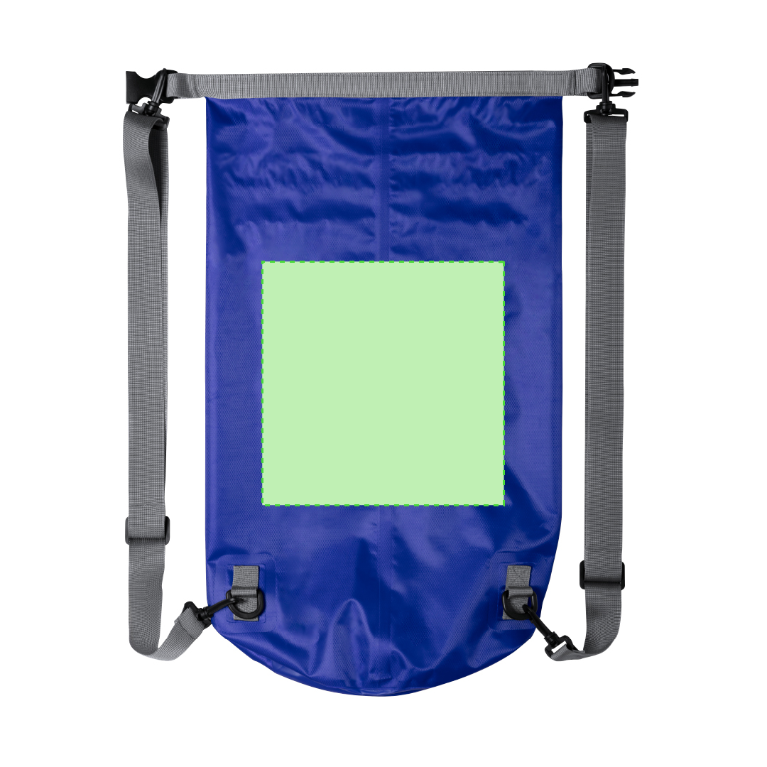 Mochila impermeable de Ripstop 20L con cierre de seguridad, mosquetón y colores brillantes