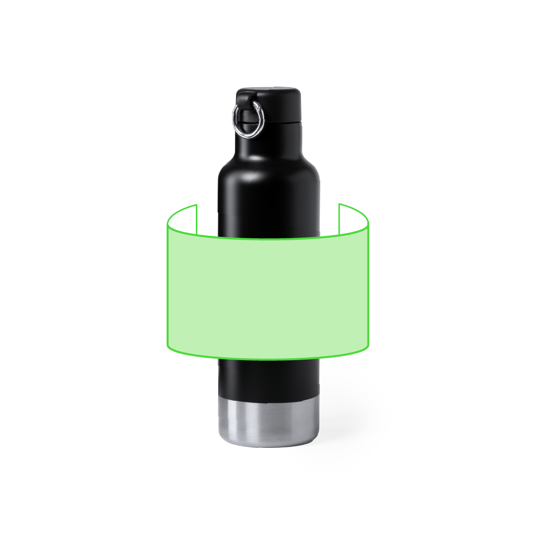 Bidón estándar de pared simple en acero inoxidable 750 ml