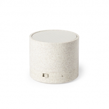 Altavoz Bluetooth 5.0 compacto de caña de trigo con 3W y 115 g