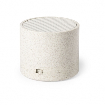 Altavoz Bluetooth 5.0 compacto de caña de trigo con 3W y 115 g