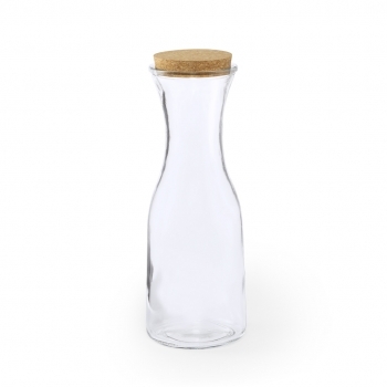Botella de cocina de cristal con tapón de corcho 1 litro