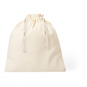 Bolsa de algodón 100% de 105 g/m² con cordones autocierre — 25x30 cm, el tamaño estándar más versátil