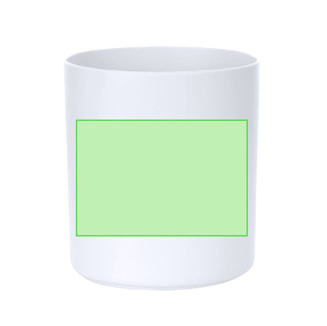 Taza biodegradable 100% PLA compostable 350 ml