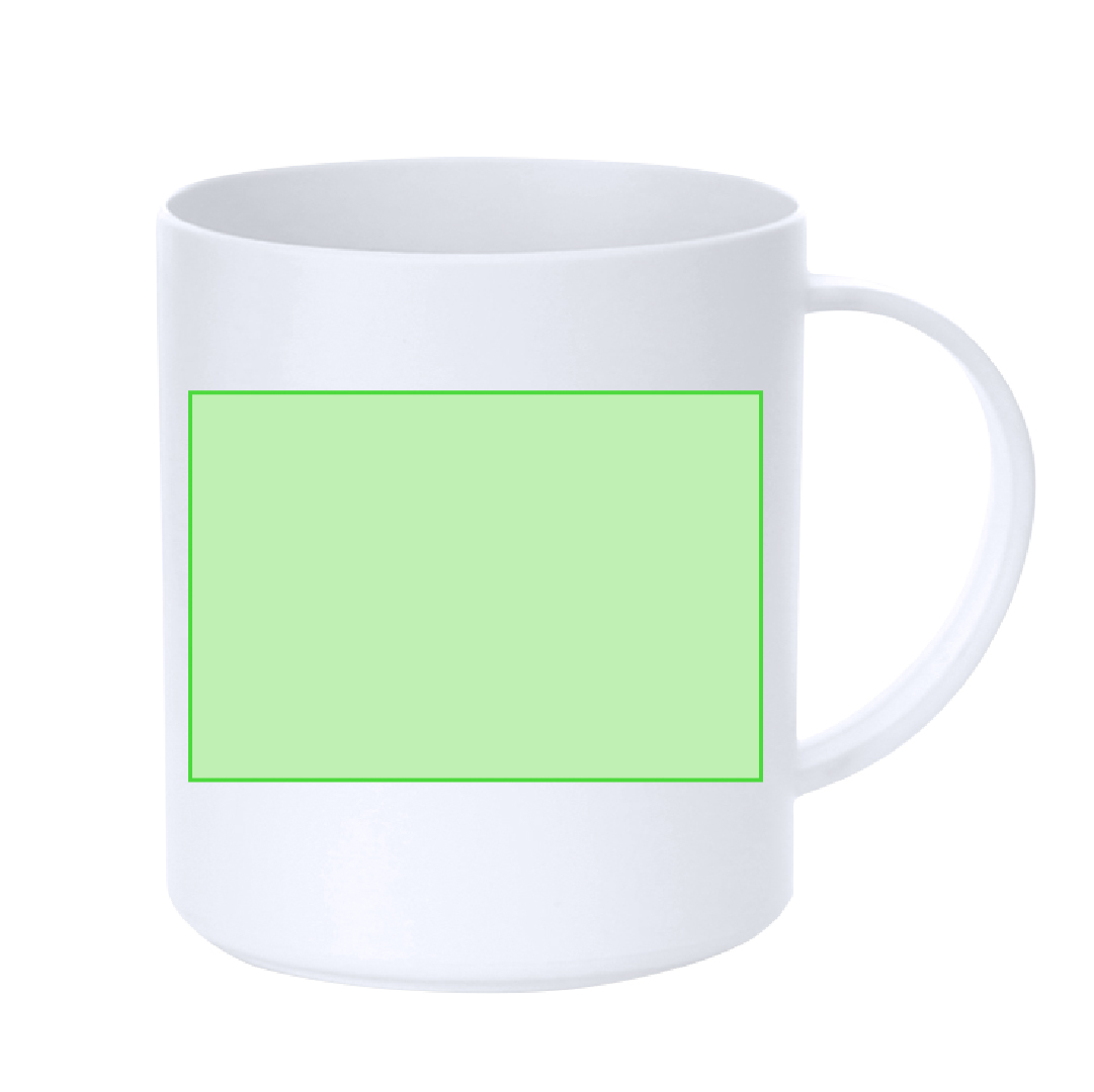 Taza biodegradable 100% PLA compostable 350 ml