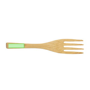 Fiambrera de acero inox 600 ml con tapa y cubiertos de bambú — línea nature