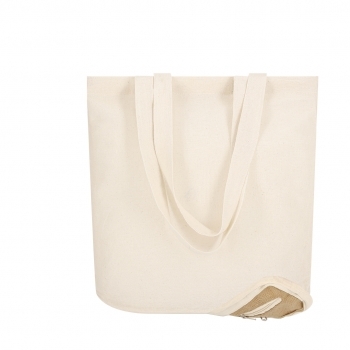 Bolsa plegable de algodón 110 g/m² ultraligera multicolor