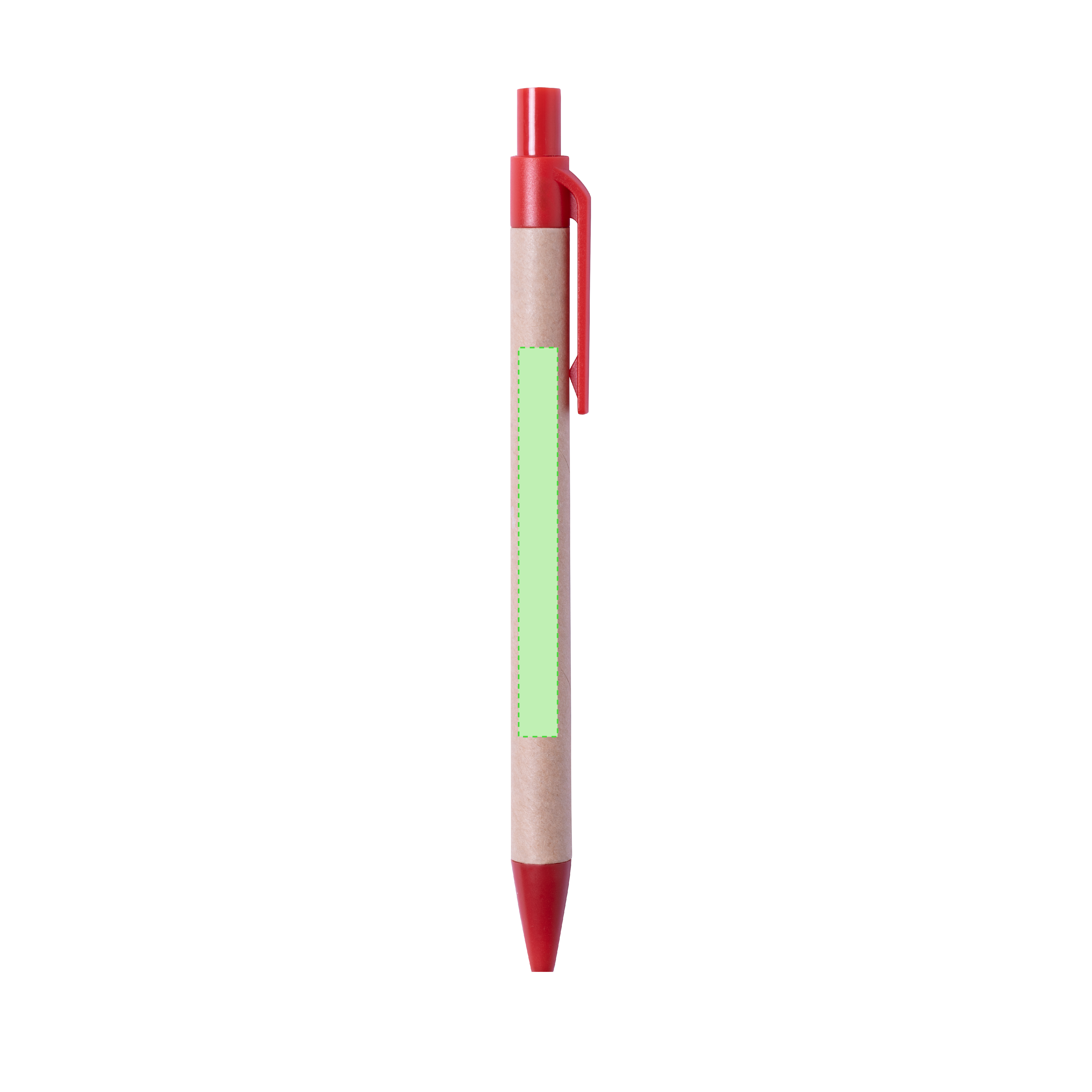 Bolígrafo de cartón de pulsador estándar