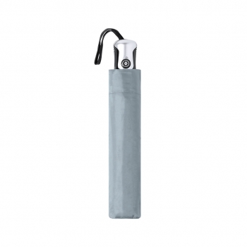 Paraguas plegable con apertura y cierre automáticos, sistema antiviento y varillas de fibra de vidrio y metal — funda a juego