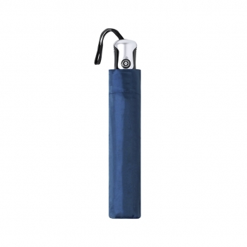 Paraguas plegable con apertura y cierre automáticos, sistema antiviento y varillas de fibra de vidrio y metal — funda a juego