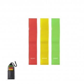 Set de gomas elásticas con funda