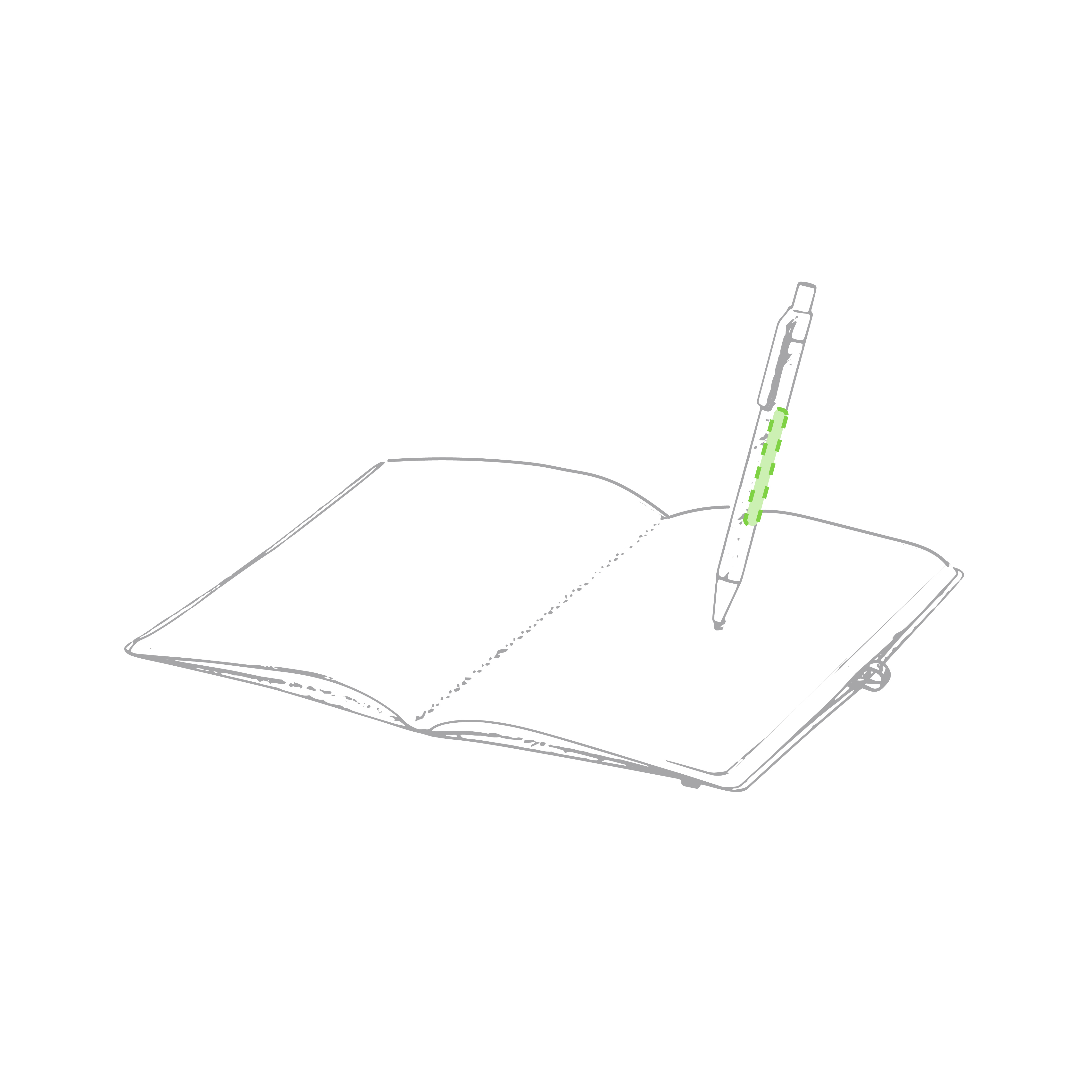 Libreta de cartón reciclado con 60 hojas y bolígrafo ecológico