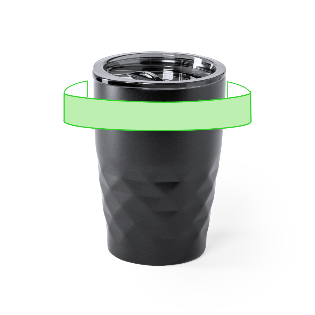 Vaso térmico premium aislamiento de cobre al vacío 350 ml
