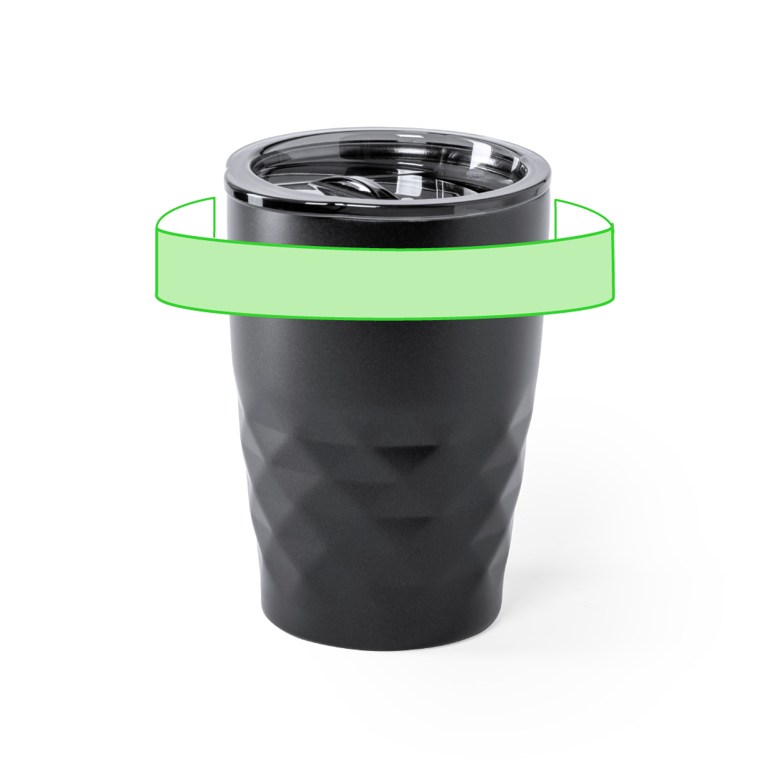 Vaso térmico premium aislamiento de cobre al vacío 350 ml