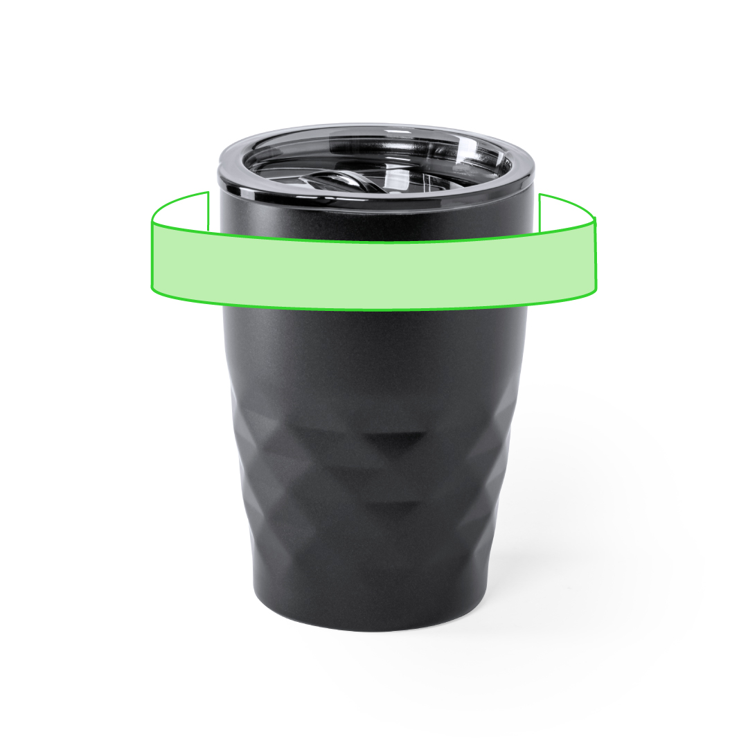 Vaso térmico premium aislamiento de cobre al vacío 350 ml