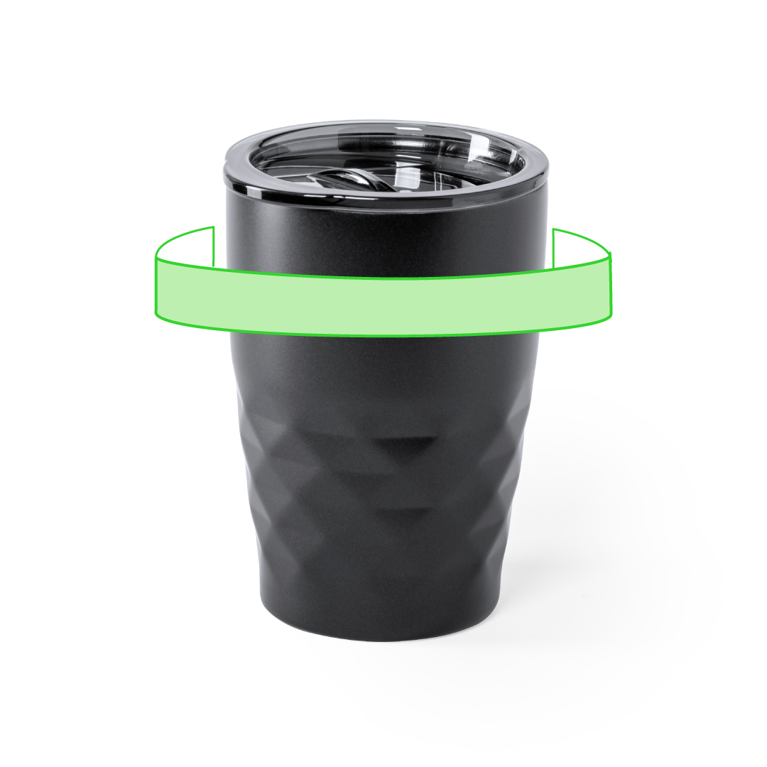 Vaso térmico premium aislamiento de cobre al vacío 350 ml