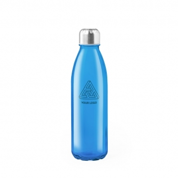 Botella premium de cristal y acero inoxidable 650 ml