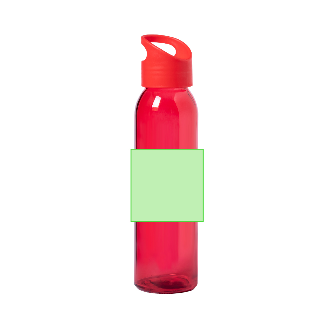 Bidón elegante de cristal puro 470 ml