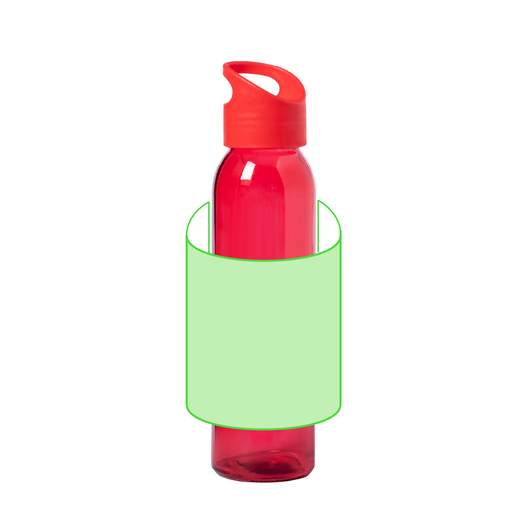 Bidón elegante de cristal puro 470 ml