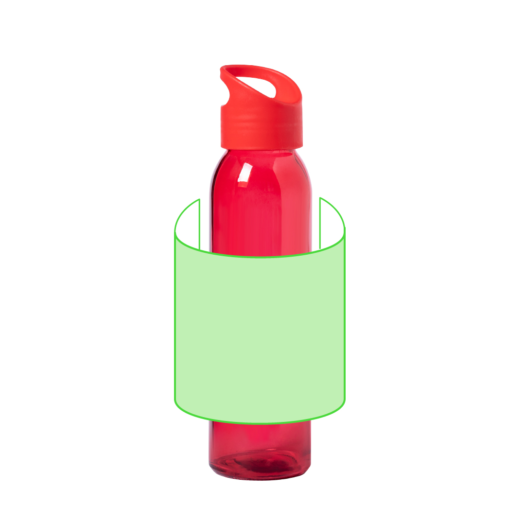 Bidón elegante de cristal puro 470 ml