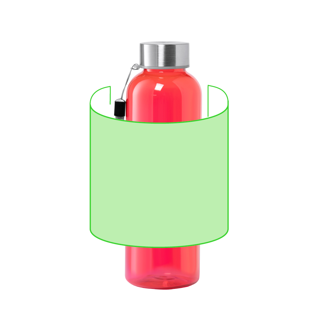 Bidón deportivo de RPET y acero inoxidable 600 ml