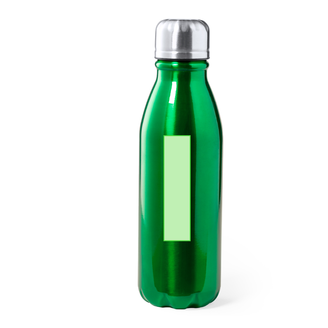 Botella deportiva compacta de aluminio 550 ml