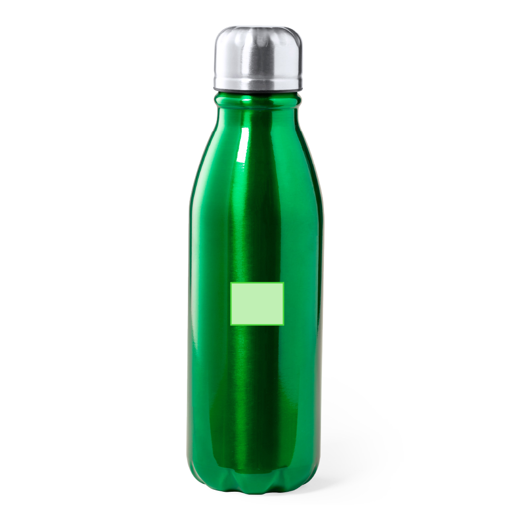 Botella deportiva compacta de aluminio 550 ml