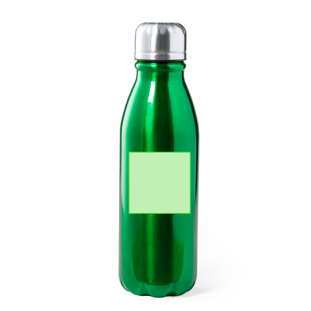 Botella deportiva compacta de aluminio 550 ml