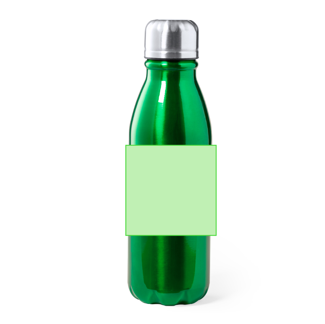 Botella deportiva compacta de aluminio 550 ml