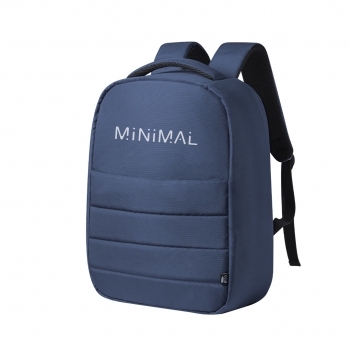 Mochila antirrobo de RPET 300D acolchada total con portátil 15
