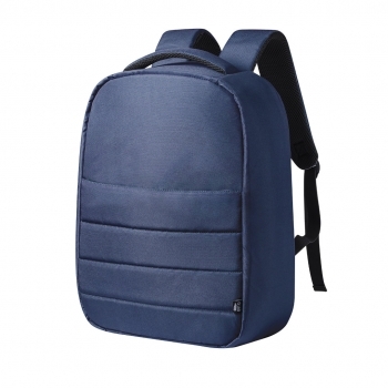 Mochila antirrobo de RPET 300D acolchada total con portátil 15